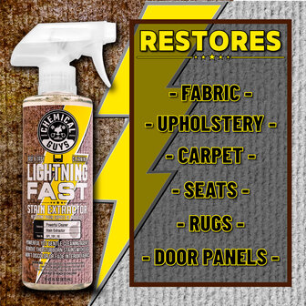 Chemical Guys Lightning Fast Carpet &amp; Upholstery Stain Extractor (473ml)