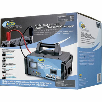 Ring acculader (druppellader) 12 volt en 6 volt 