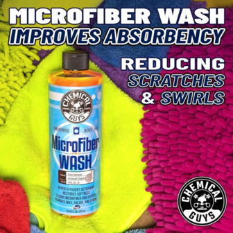 Chemical Guys Microfiber Wash Cleaning Detergent Concentrate (473ml)