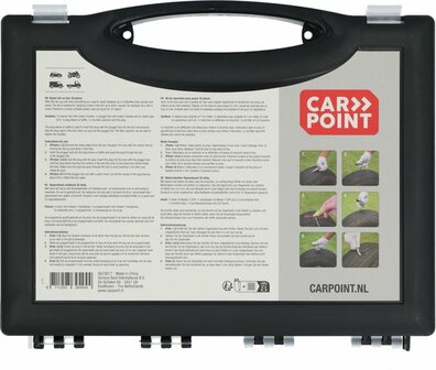 🔧 Carpoint Banden Reparatie Set Professioneel &ndash; Met Stalen Handvat in Stevige Koffer