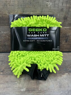 Gecko Microvezel Washandschoen 2in1 25cm x 17cm