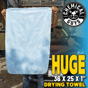 Chemical Guys Woolly Mammoth Microfiber Dryer Towel - 36x25''