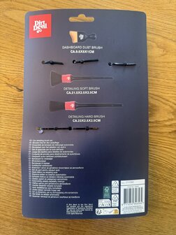 Dirt Devil Reinigings borstel set 3 delig