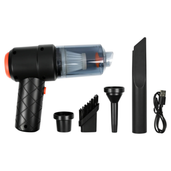 ✨ Benson 2-in-1 Mini Stofzuiger &amp; Compressor &ndash; 3600 mAh (Blazen + Zuigen)