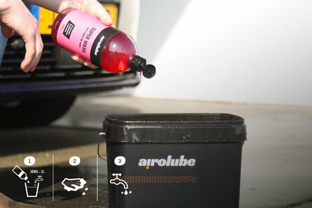 Airolube Super Wash Car shampoo - 500ml Fliptop cap