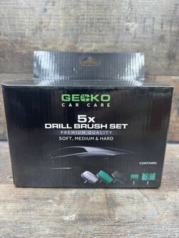 Gecko Boorborstel-Set 5 stuks