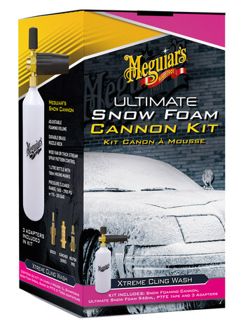 Meguiar’s Ultimate Snow Foam Cannon Kit – Schuim als een pro, was als een baas | Goedkopepoetsspullen.nl