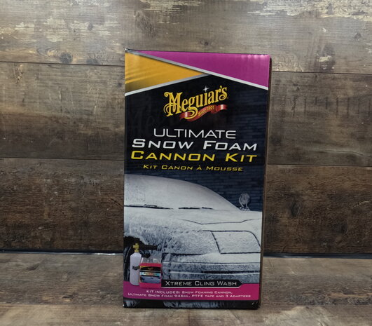 Meguiar’s Ultimate Snow Foam Cannon Kit – Schuim als een pro, was als een baas | Goedkopepoetsspullen.nl