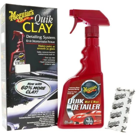 Meguiar’s Quik Clay Starter Kit – Supersnel een gladde, schone lak | Goedkopepoetsspullen.nl