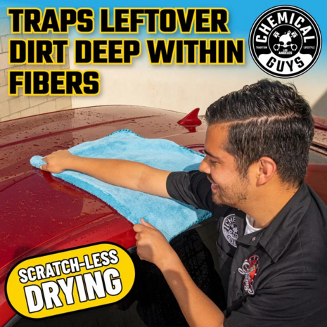 Chemical Guys Woolly Mammoth Microfiber Dryer Towel - 36x25''