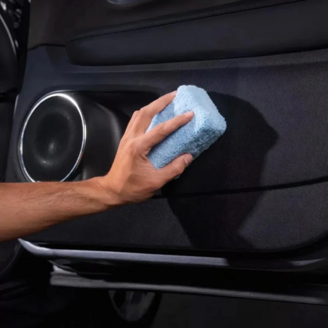 Chemical Guys Premium Grade Microfiber Applicators - Blue 5x3x2.25'' (2 Pack)