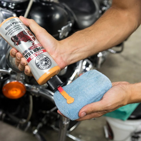 Chemical Guys Premium Grade Microfiber Applicators - Blue 5x3x2.25'' (2 Pack)