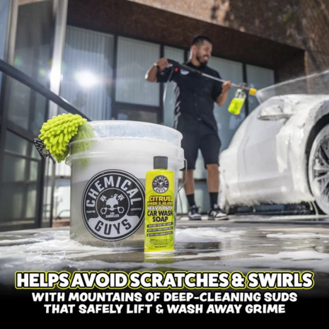 Chemical Guys Citrus Wash & Gloss Concentrated Car Wash (473ml)