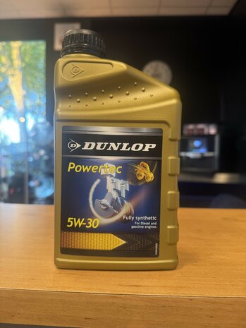 Dunlop Powertec olie 5W30 vol synthetisch