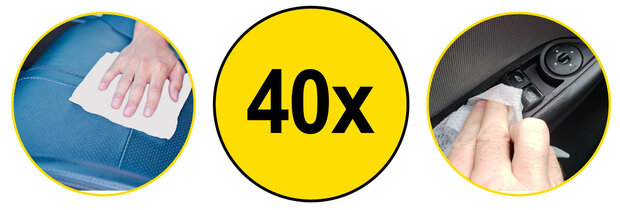 Dunlop Wet wipes (Natte doekjes)