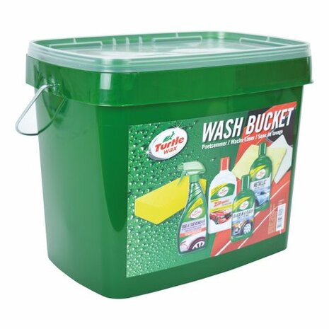 Turtle was emmer compleet pakket van spons tot zeem