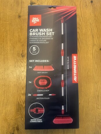 Dirt Devil Car wash was borstelset (5 delig) 