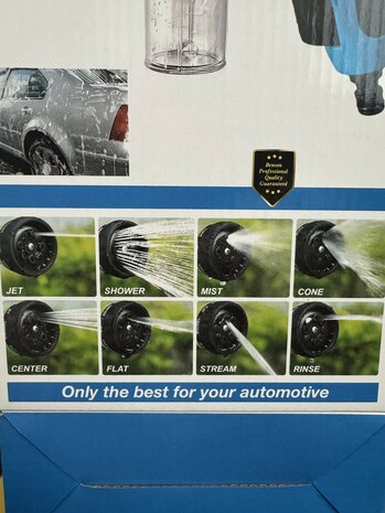 🚗 Benson auto Schuimsproeier 8-in-1 – Voor Auto, Camper én Tuin
