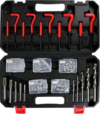 Benson schroefdraad Reparatieset 131-delig &ndash; professioneel resultaat, zonder onderdelen te vervangen