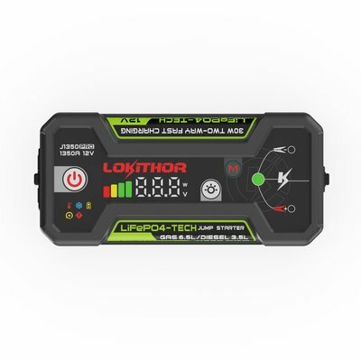🔋 Lokithor Jumpstarter J1350 PRO &ndash; 12V / 1350A