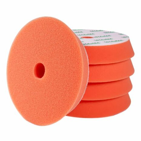 Gecko Polijstpad Medium Oranje 150mm 5st  ( Voor Steunplaat 125mm )