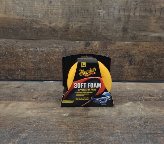 Meguiar's Soft Foam Applicator Pads - Diameter 10.2cm, Set &agrave; 2 stuks