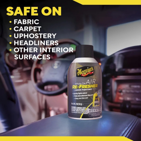 Meguiar's Ultimate Whole Car Air Re-Fresher (57gr) &ndash; De Ultieme Geurbeleving
