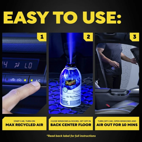Meguiar's Stargazer Car Air Re-Fresher Aerosol 57gr