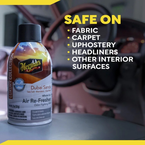 Meguiar's Dubai Sands Car Air Re-Fresher (57gr) &ndash; Luxe en warmte in uw interieur