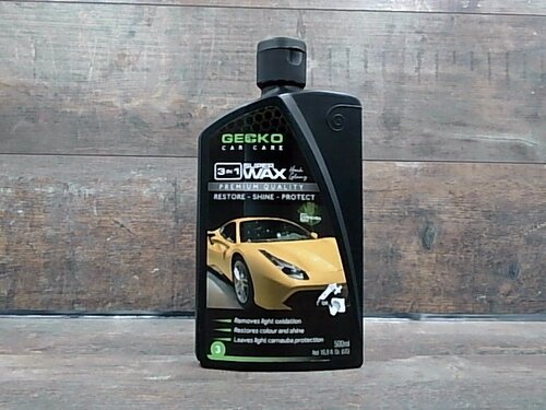 Gecko Polijstmiddel 3 in 1 + Carnauba Fles 500ml Gecko Polijstmiddel 3 in 1 + Carnauba Fles 500ml