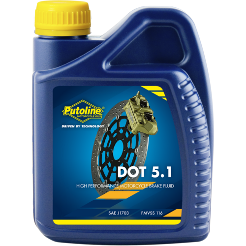 500 ml flacon Putoline Brakefluid DOT 5.1