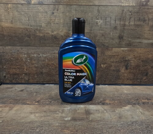 Turtle Wax 52709 Color Magic - Ultra Blue Car Wax Polish 500ml
