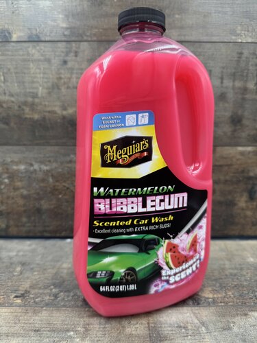 Meguiar's Watermelon Bubblegum Scented Car Wash 1.89ltr Meguiar's Watermelon Bubblegum Scented Car Wash 1.89ltr