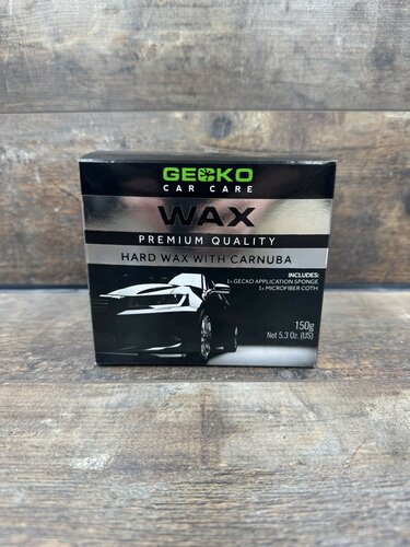 Gecko Harde Wax 150ml incl. Microvezeldoek en Spons Giftbox