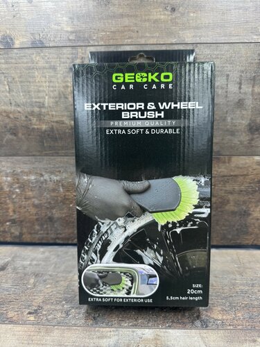 Gecko Exterieur & Velgenborstel 20cm (Harenlengte 5,5cm)