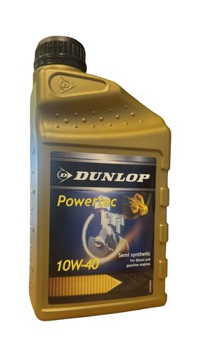 Dunlop Powertec olie 10W40 semi synthetisch
