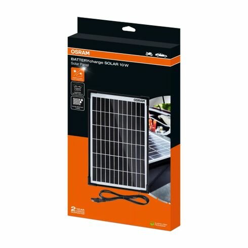 Osram Zonnepaneel Accu onderhoud 12v 10W Osram Zonnepaneel Accu onderhoud 12v 10W