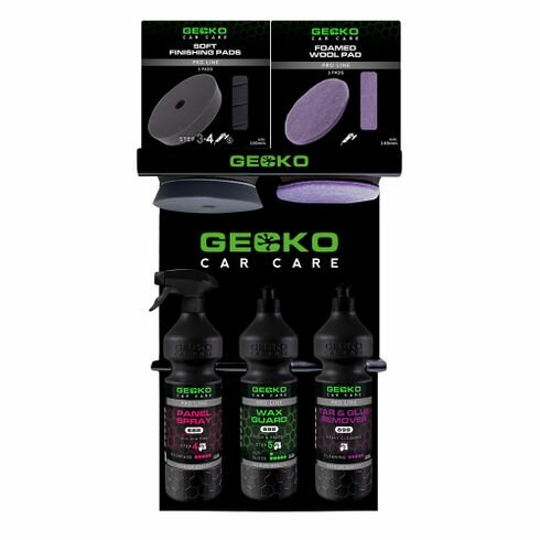 Gecko Wanddisplay voor 1 liter flessen