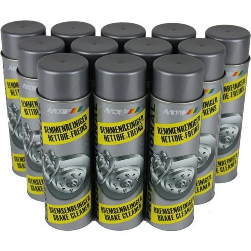 🔧 MoTip Remmenreiniger – Doos 12 × 500 ml Spuitbussen