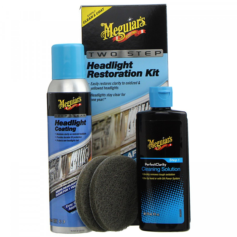 Meguiar’s Perfect Clarity Headlight Restoration Kit – Heldere koplampen in 1-2-3!