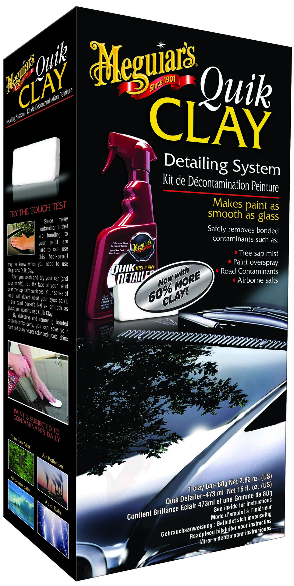Meguiar’s Quik Clay Starter Kit – Supersnel een gladde, schone lak
