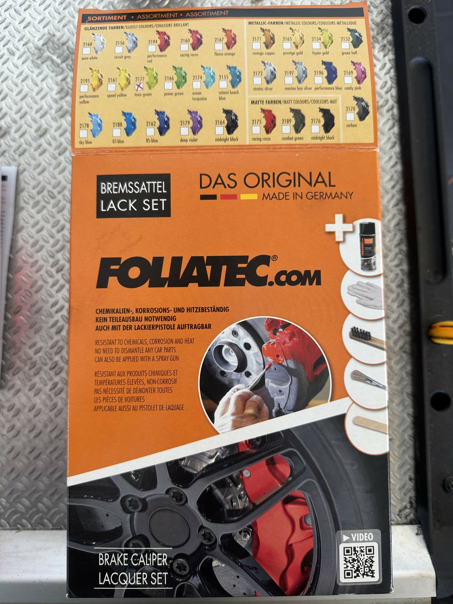 Foliatec Remklauwlakset - GT blauw - 3 Componenten