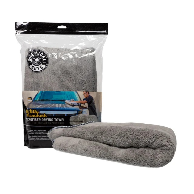 Chemical Guys Woolly Mammoth Microfiber Dryer Towel - 36x25''
