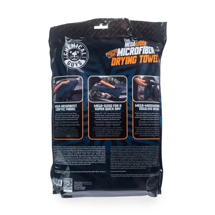 Chemical Guys Megalodon Microfiber Drying Towel 24x36"