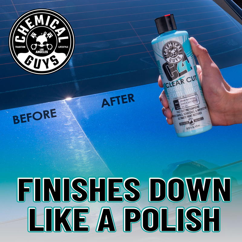 Chemical Guys C4 Clear Cut Correction Compound (473ml)