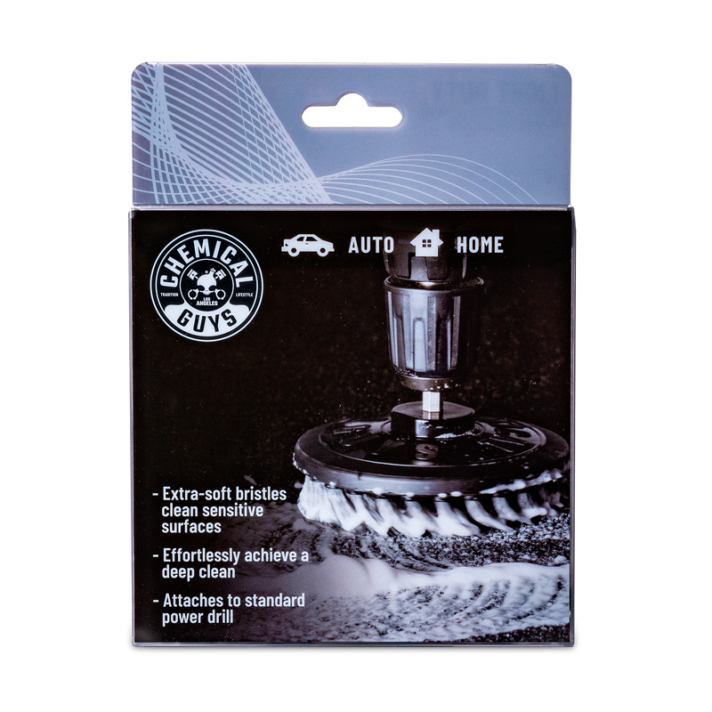 Chemical Guys Carpet Brush With Drill Attachment (Light Duty)