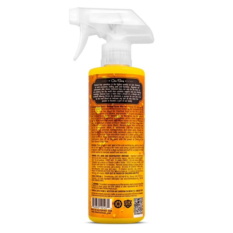 Chemical Guys Blazin' Banana Carnauba Spray Wax (473ml)