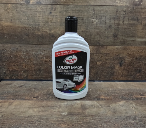 Turtle Wax 52712 Color Magic - Bright White Car Polish 500ml