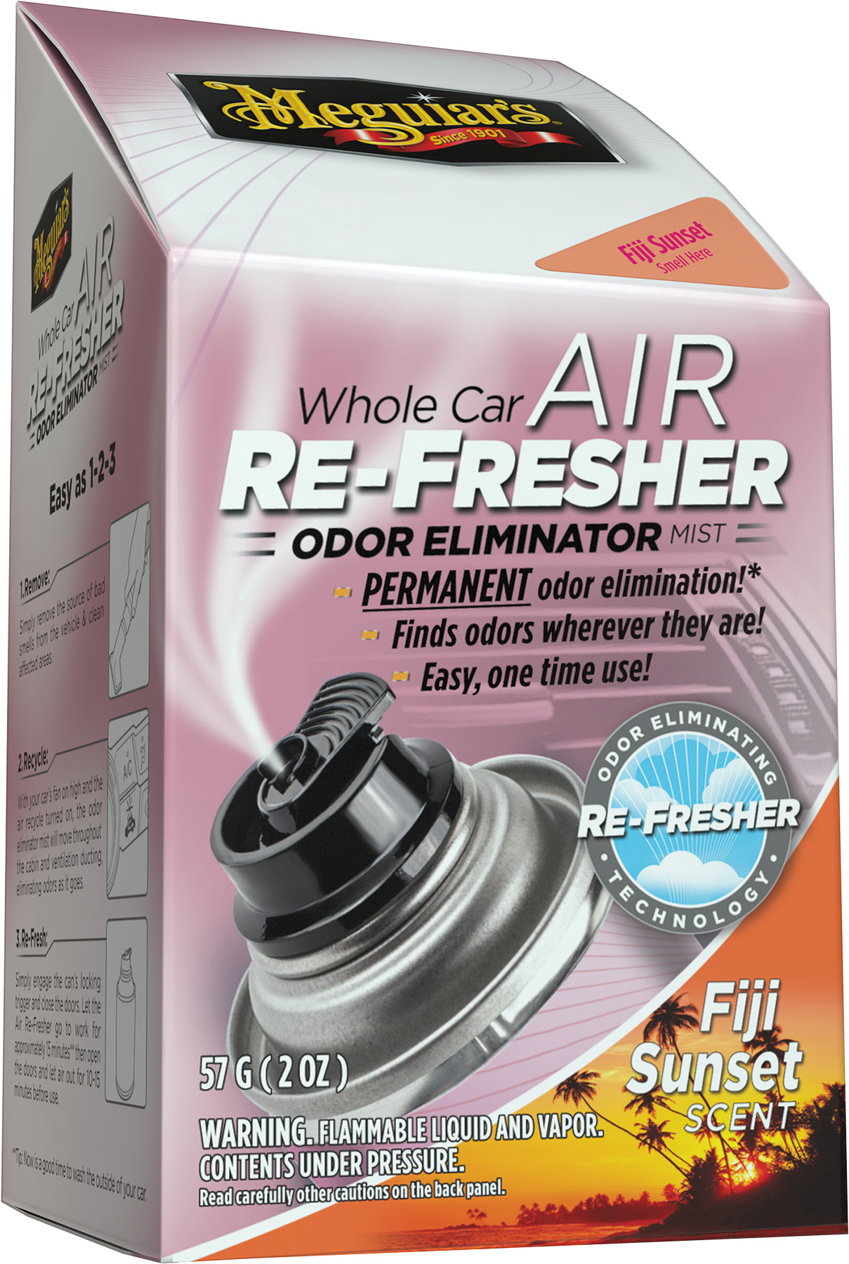 Meguiar's Air Re-Fresher Mist - Fiji Sunset Scent 59ml