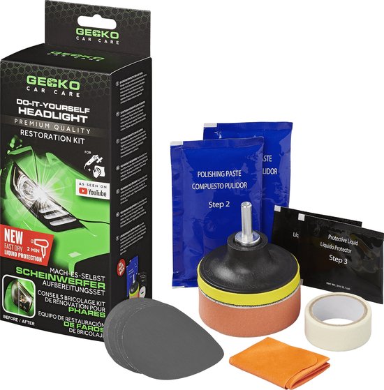 Gecko Koplamp Vernieuwing Set